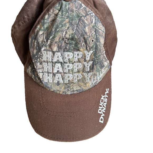 Duck Dynasty Camo Hat Hunting Camouflage Brown Adjustable Outdoor Phil Robertson - Picture 1 of 6